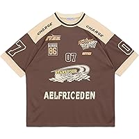 【Aelfric Eden】シミュレーテッド ダート スウェットシャツ Aelfric Eden Mens Oversized T Shirts Tees Tiger Graphic Tee